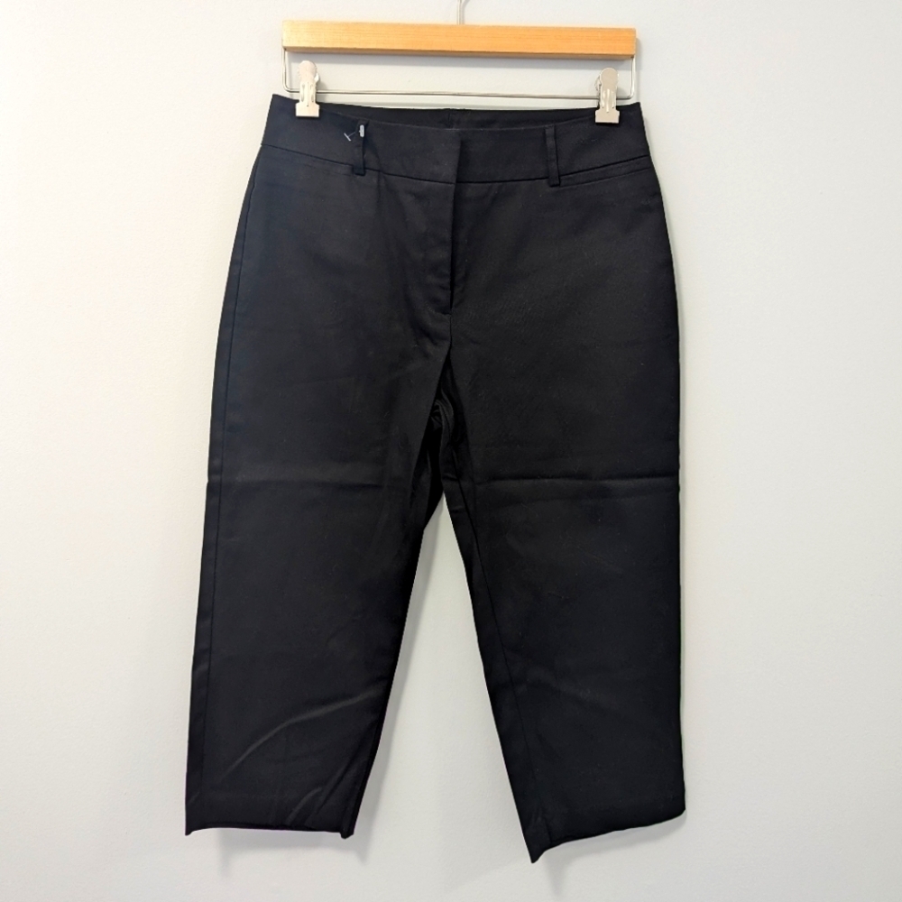 Ninety Petite Capri Black Pants Size 6P